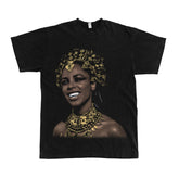 Akasha "QOTD" Portrait Tee | LA 1801GD