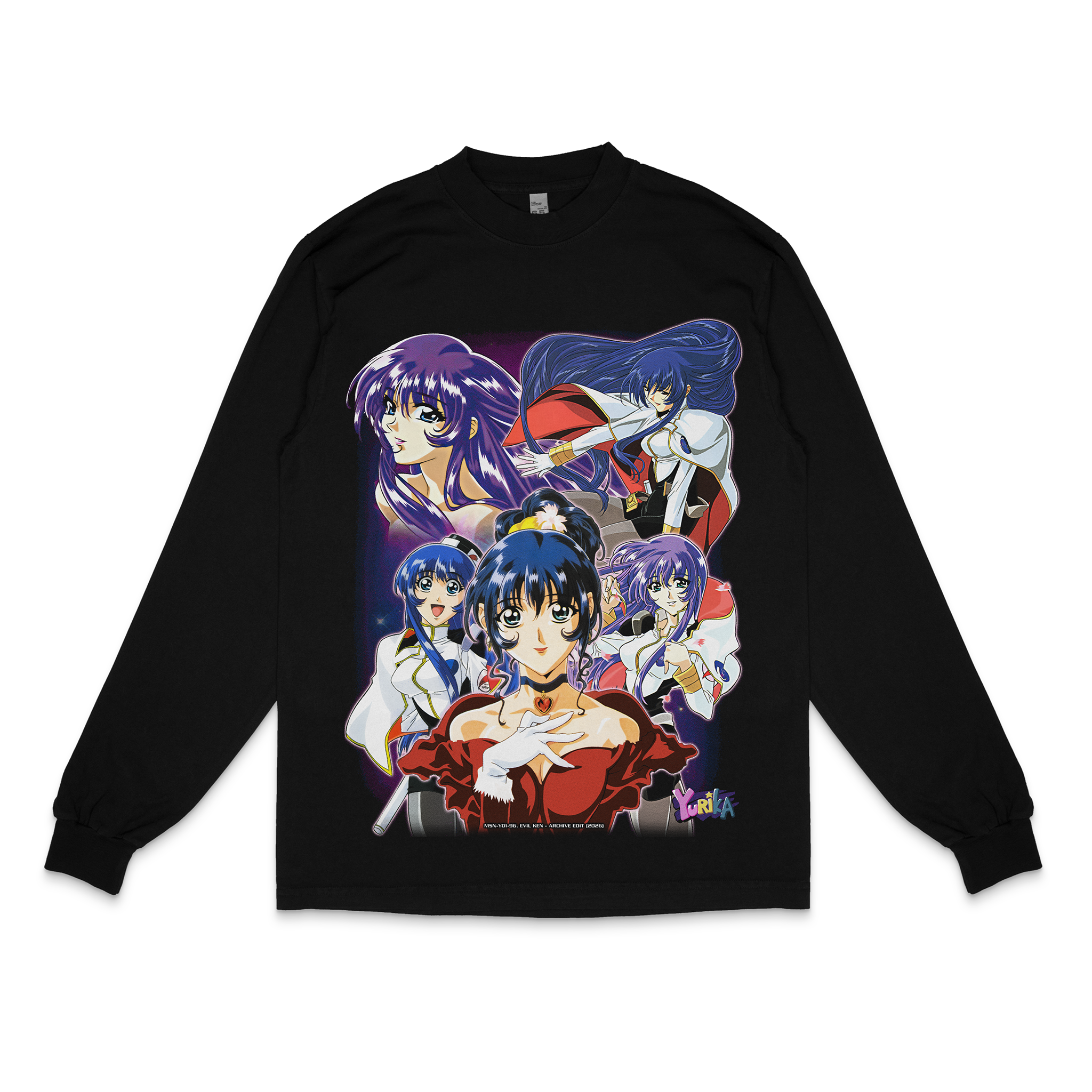 Yurika Martian Sucessor Nadesico Long Sleeve Tee | 1807GD – Evil Ken