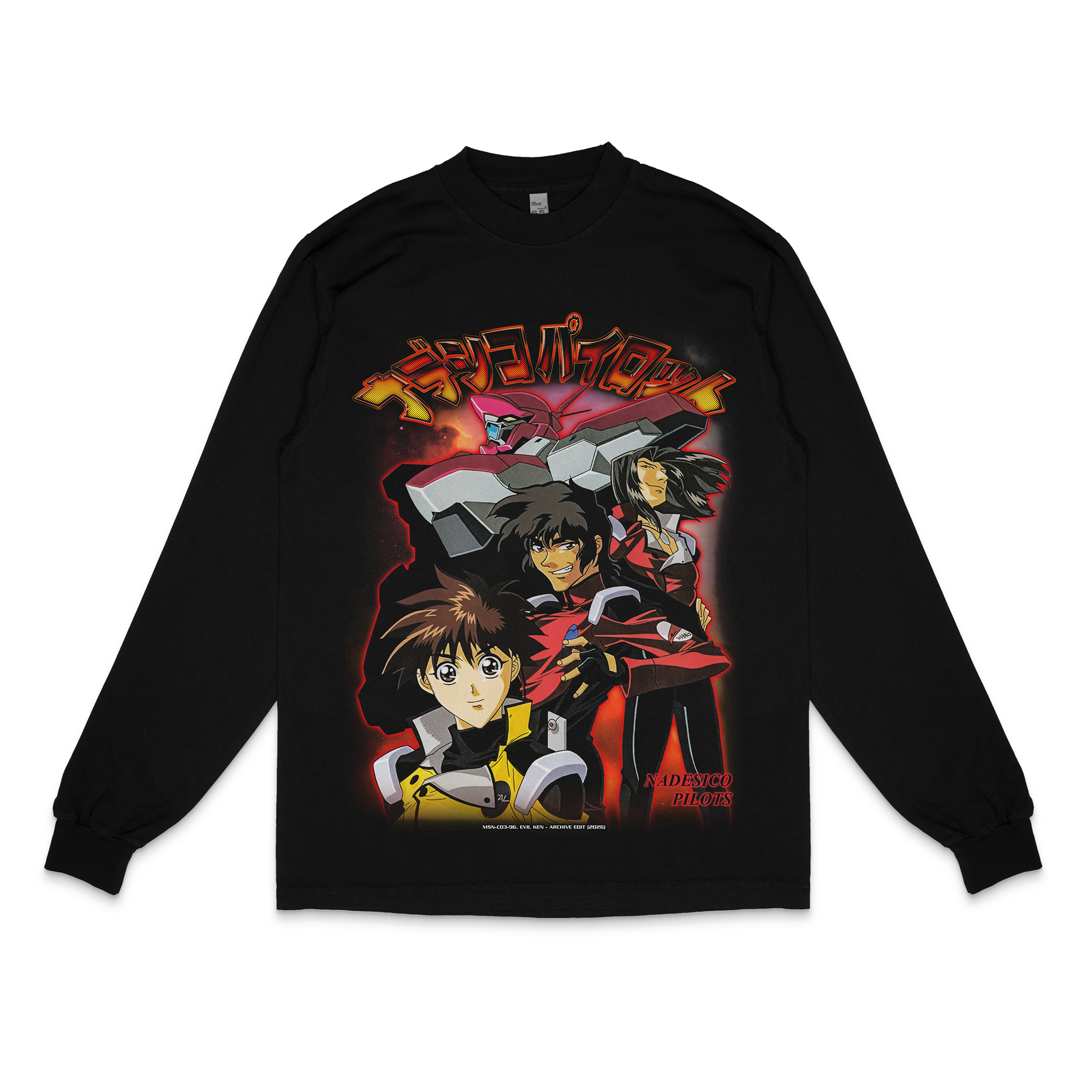 Nadesico Pilots Long Sleeve Tee | 1807GD