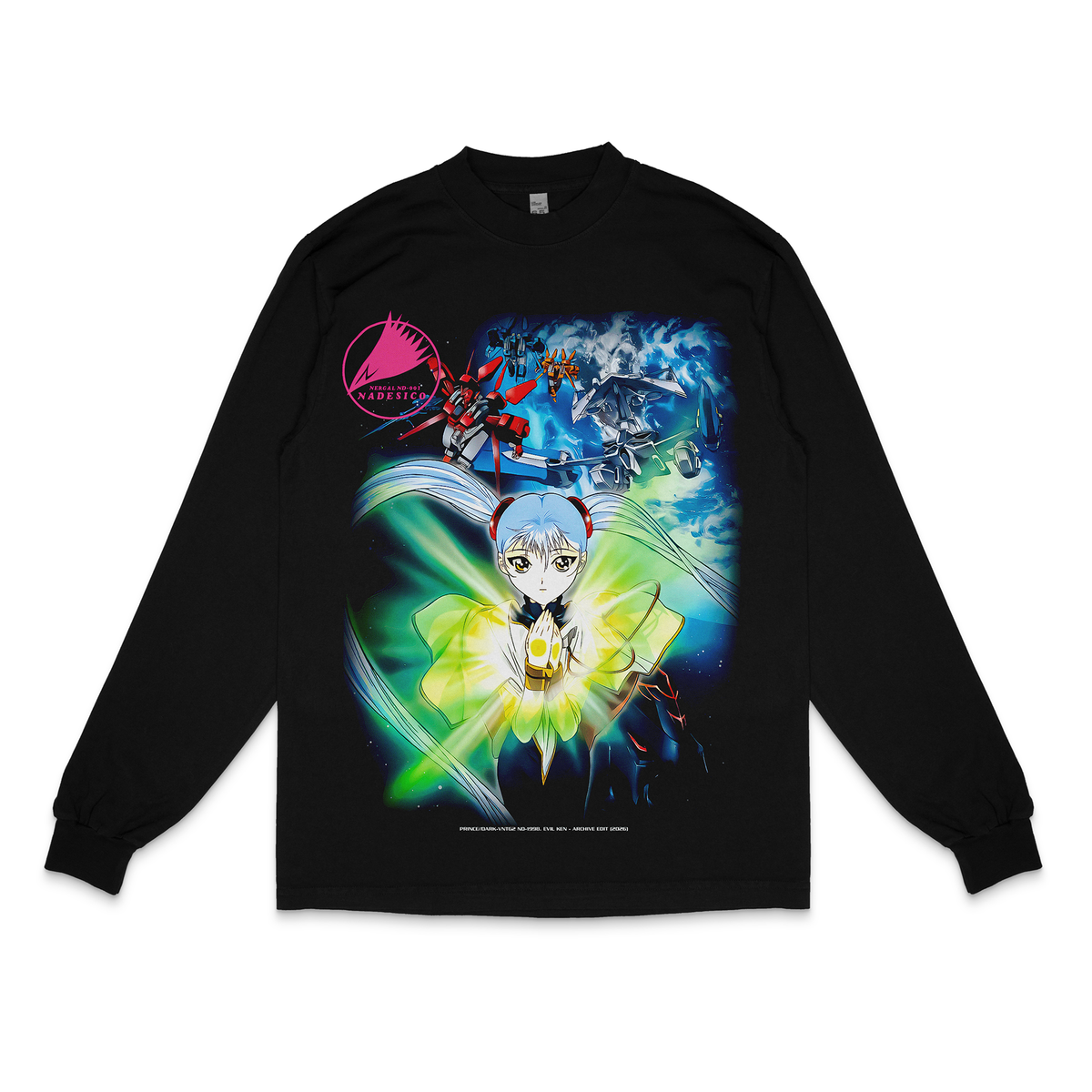 Ruri Prince of Darkness Nadesico Long Sleeve Tee | 1807GD